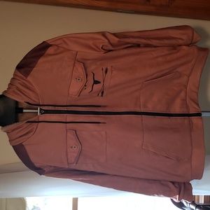 Mens hooded zip up sweatshirt